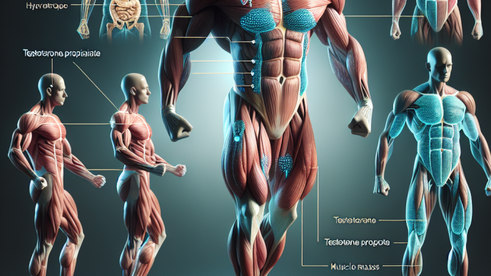 Effects of testosterone propionate on muscle hypertrophy