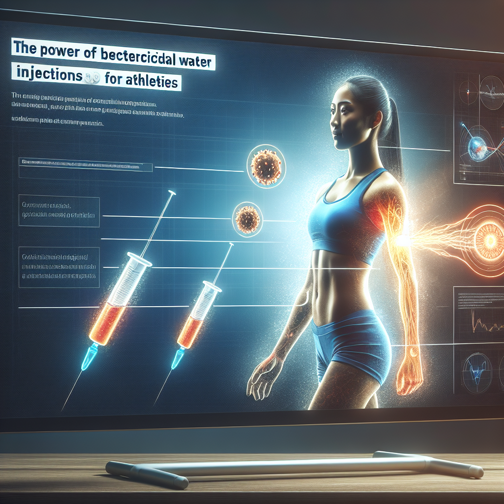 Benefits of bactericidal water injections in daily sports practice