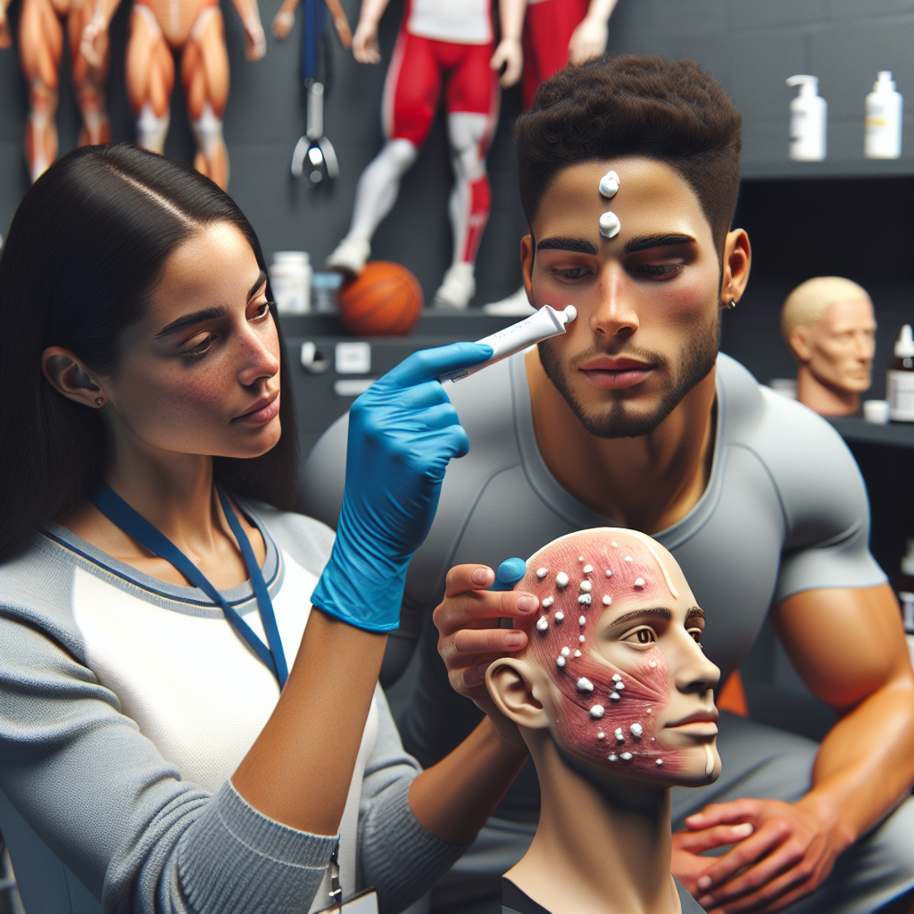 Managing acne with isotretinoin in athletes