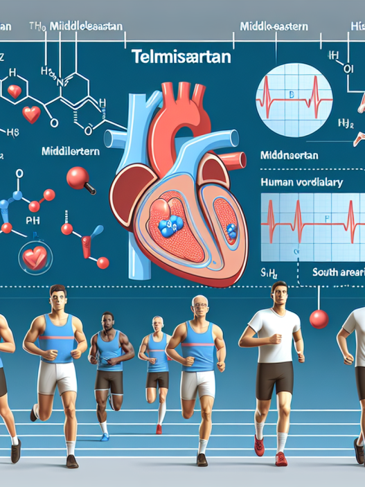 Telmisartan in controlling blood pressure in athletes