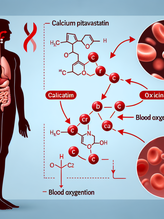 Calcium pitavastatin and its relationship with blood oxygenation