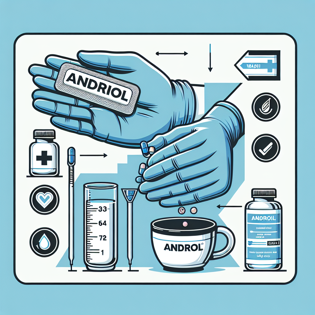 How to measure and prepare andriol for use