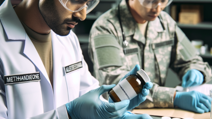 Military drug testing and methandienone compresse