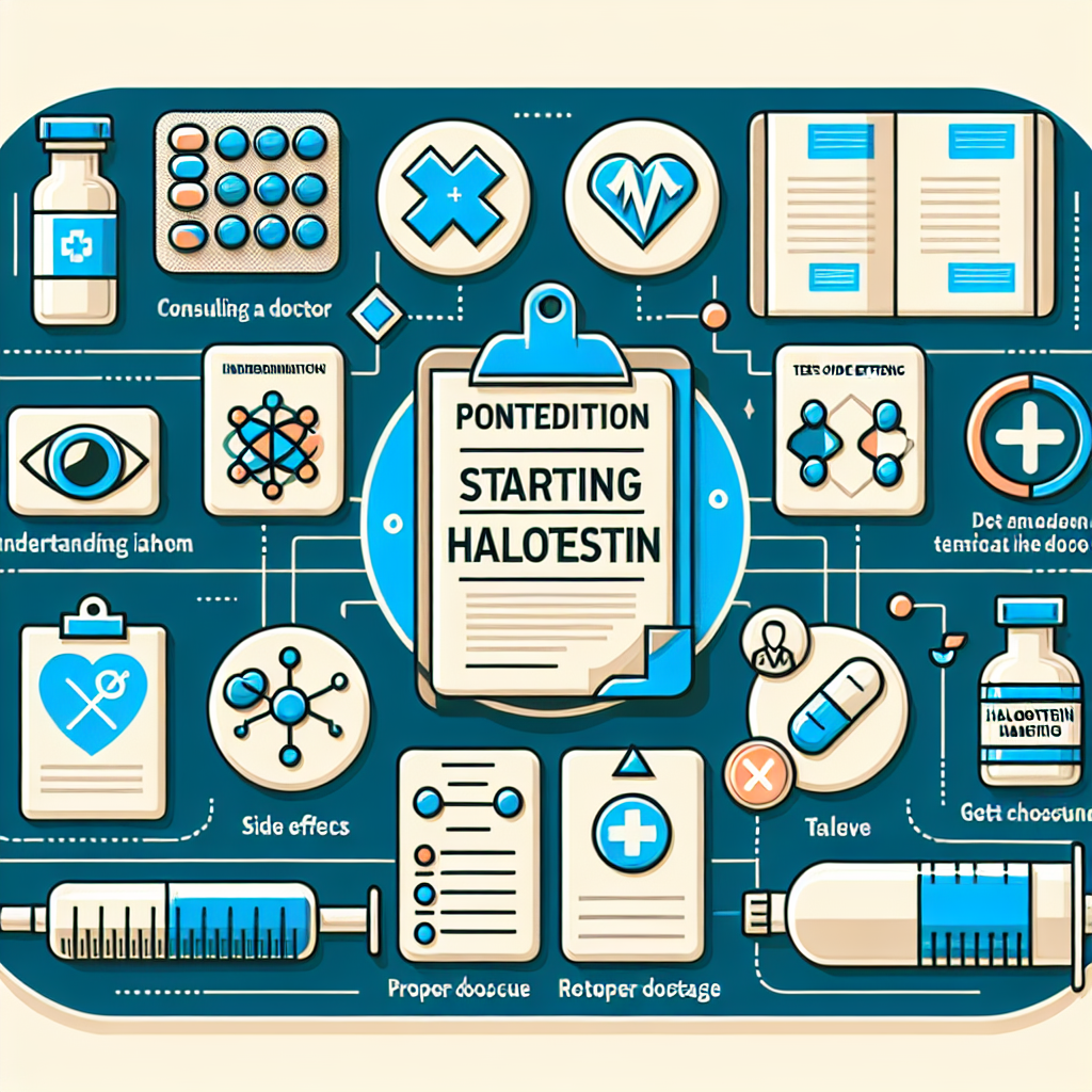 Precautions before starting halotestin