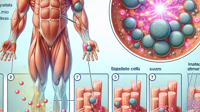 Satellite cell activation by stanozololo compresse