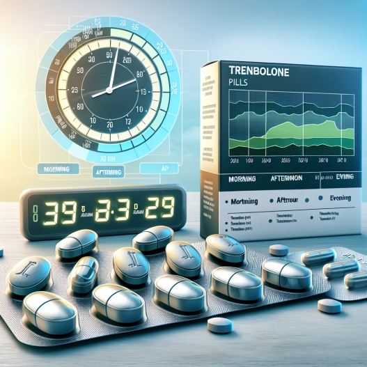 Time of day considerations for trenbolone compresse